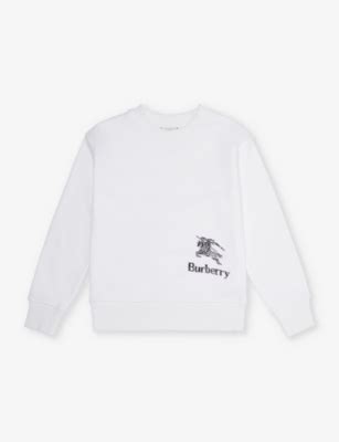 burberry scribble sweatshirt|Burberry store online.